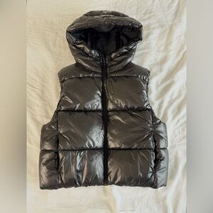 H&M Black Quilted Vest